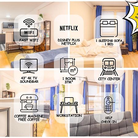 Balkon, 4K Tv, Kaffee, Netflix Apartment Bad Durrenberg Luaran gambar