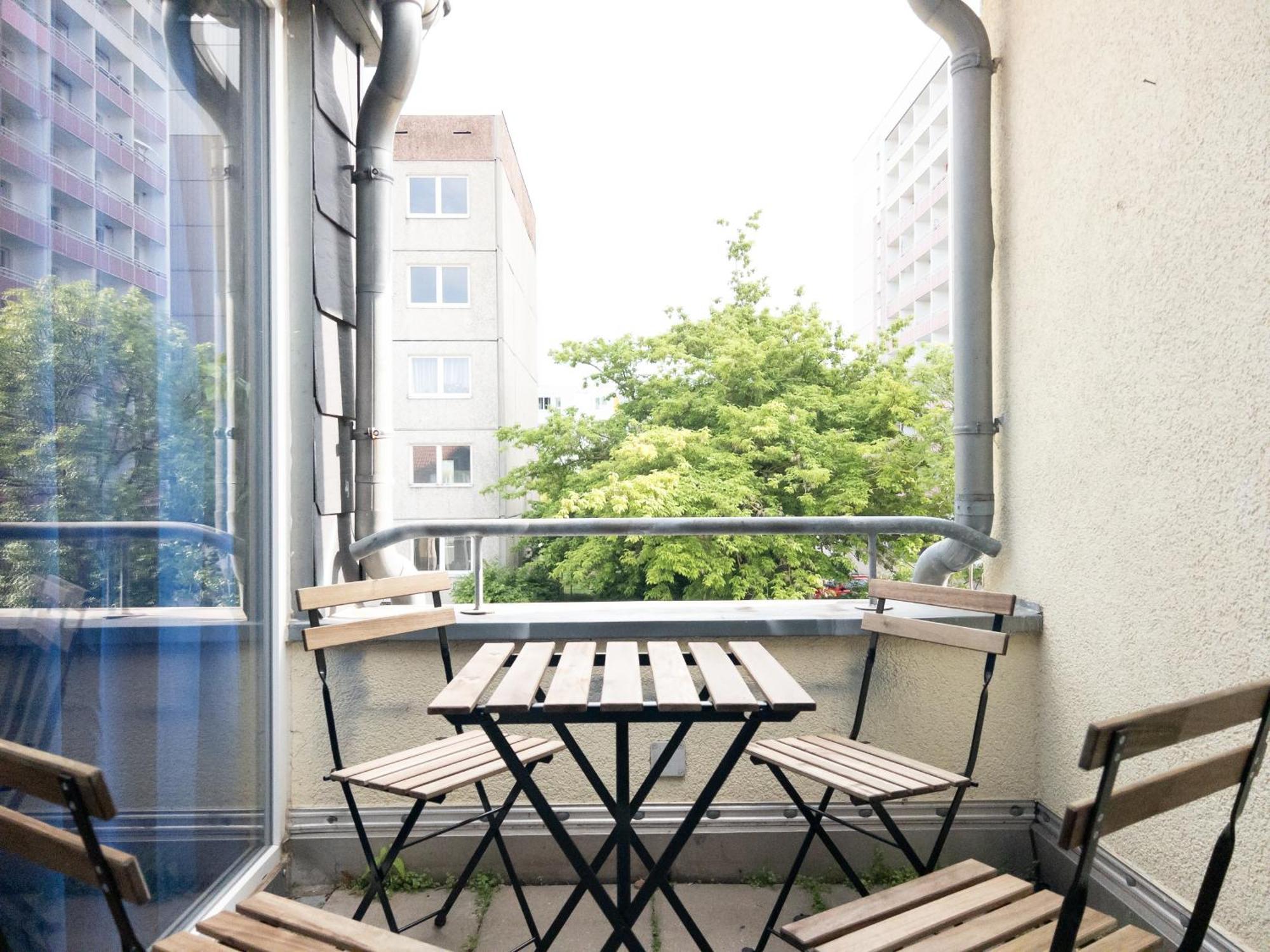 Balkon, 4K Tv, Kaffee, Netflix Apartment Bad Durrenberg Luaran gambar