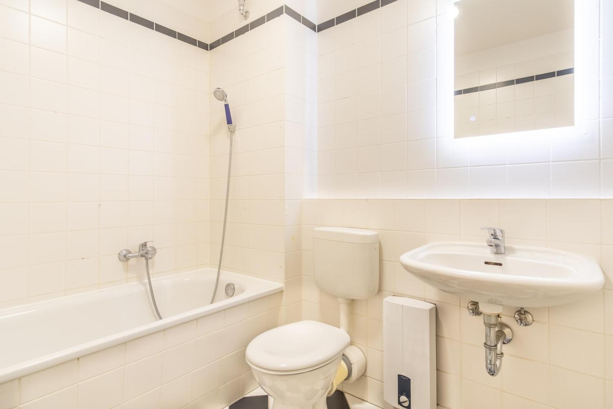 Balkon, 4K Tv, Kaffee, Netflix Apartment Bad Durrenberg Luaran gambar